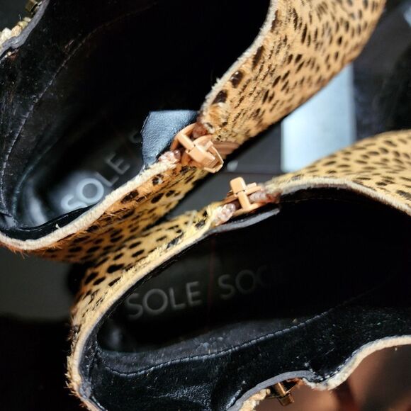 Sole Society 'Abbott' Genuine Calf Hair Bootie - Picture 14 of 15